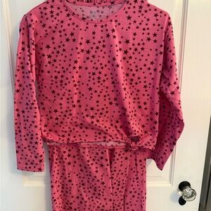 GAP Pink Star Pattern Kids Pajama Set